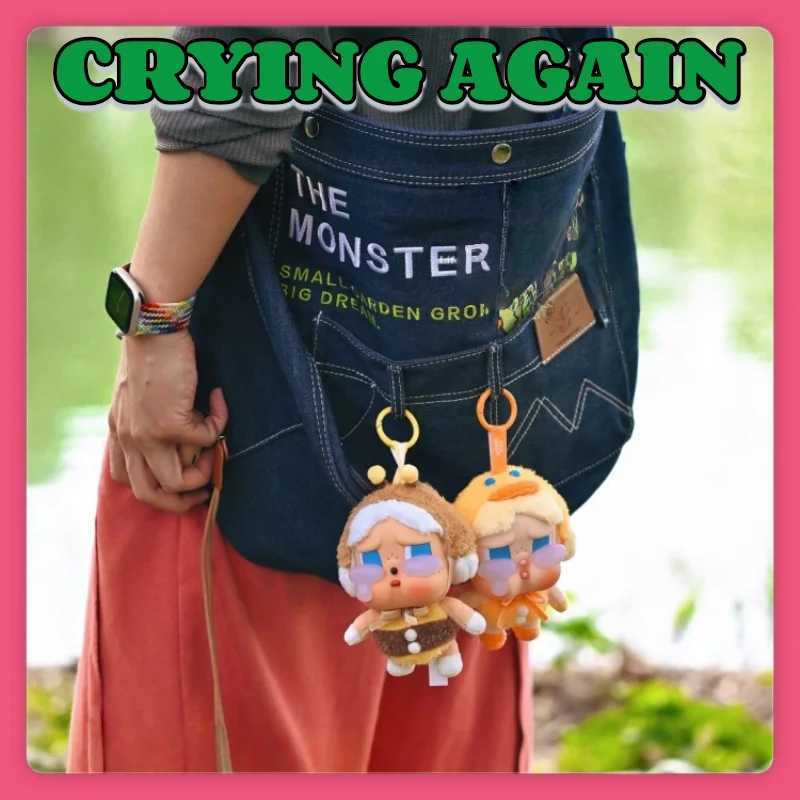 Hot Genuine Crybaby Crying Again Series Blind Box Vinyl Face Doll Pendant Keychains Decoration Mystery Plush Toy Birthday Gift T250614