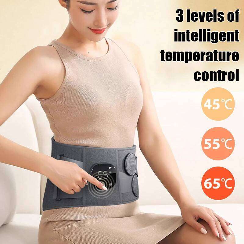 Electric Heating Waist Massager Support Belt Vibration Hot Heated Pads Back Protector 3 Gears Adjustment Relax Healthcare