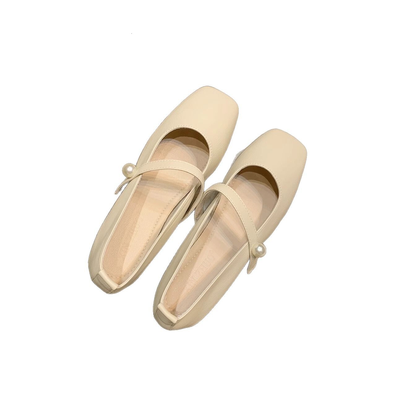 Ddmyoutdoor Square Toe Mary Jane For Women Spring And Autumn New Chunky Heel One Strap French Style Dress Shoes Elegant Versatile Outdoor Shoes