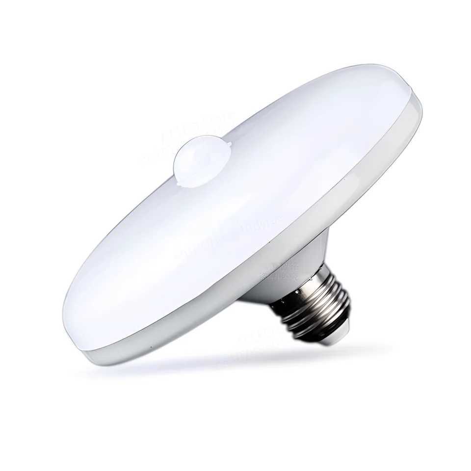 LED E27 UFO PIR Motion Sensor Ceiling Lights PIR Night Light Sensor Wall Lamps AC220V 18W 24W 36W 50W 60W for Home Stairs Hallway XJ2500613