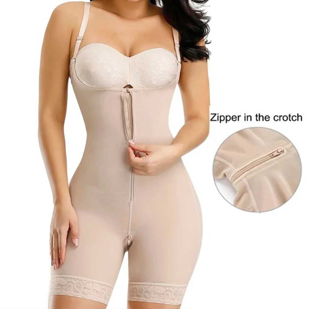 Fajas Colombianas Reductora Waist Body Shaper Tummy Slimming Flat Belly Postpartum Girdle Push Up Butt Lifter Shapewear XJ250614