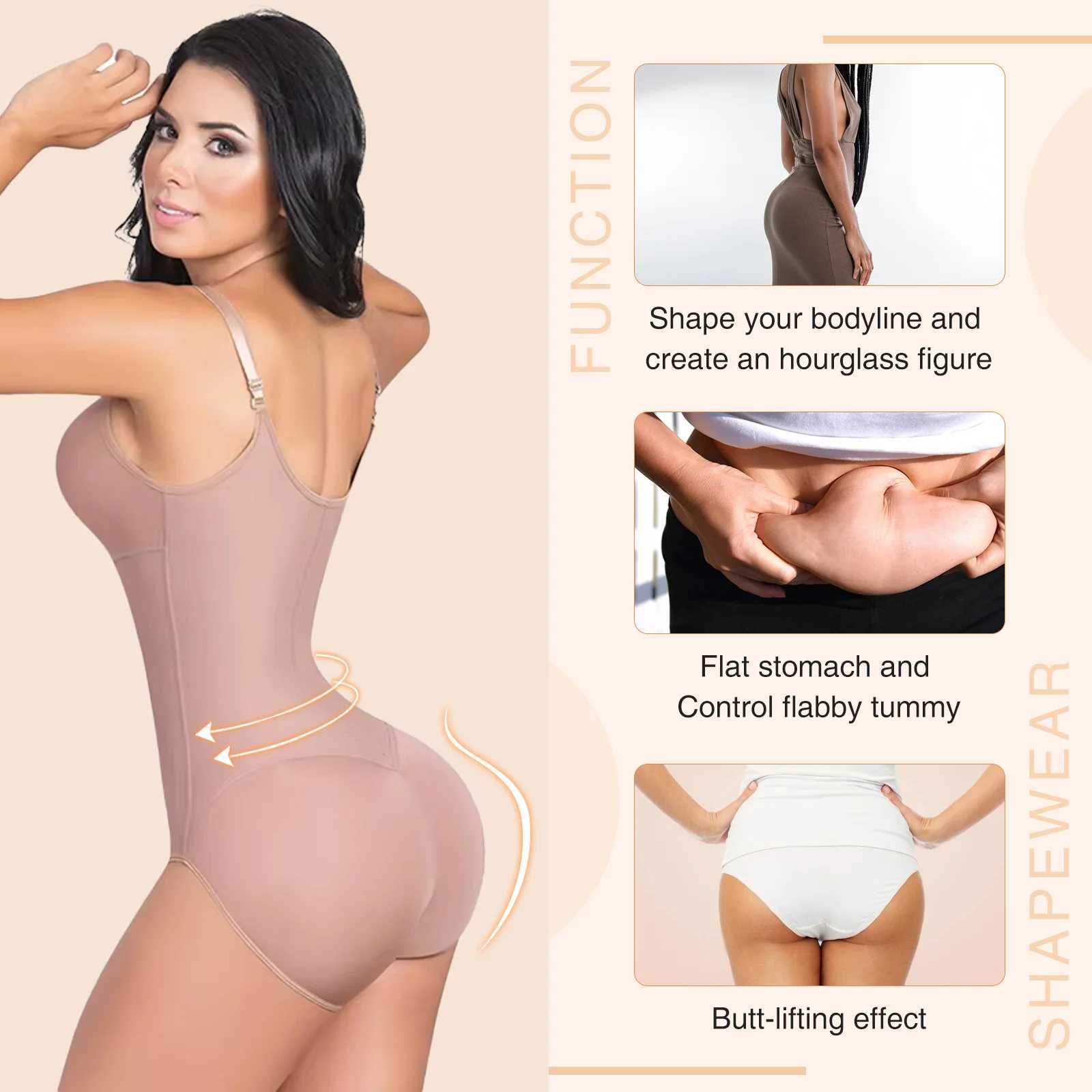 Fajas Colombian Abdomen Reducing and Shaping Girdles Body Shaper Waist Shapewear BBl Post Op Surgery Slimming Underwear XJ250614
