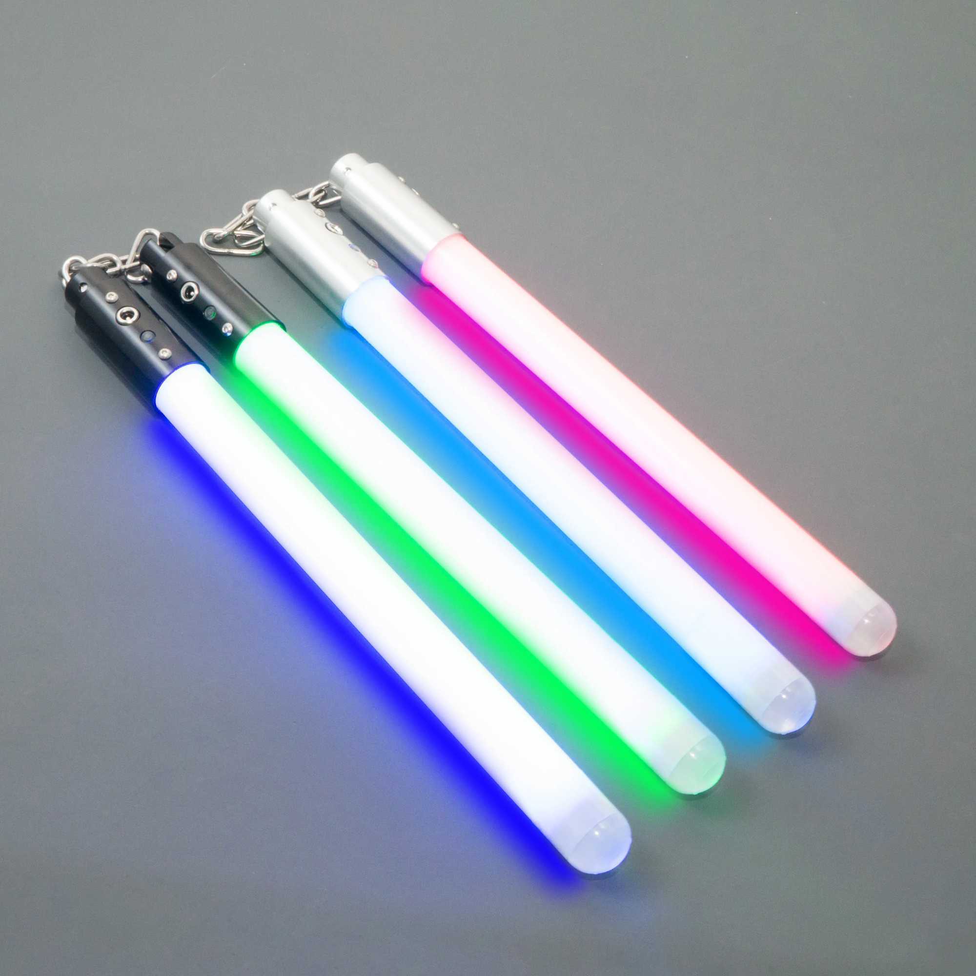 sabers Nunchucks Metal pixel Lightsabers 35cm Length 7 color changes Heavy Dueling Cosplay Toy Y250614