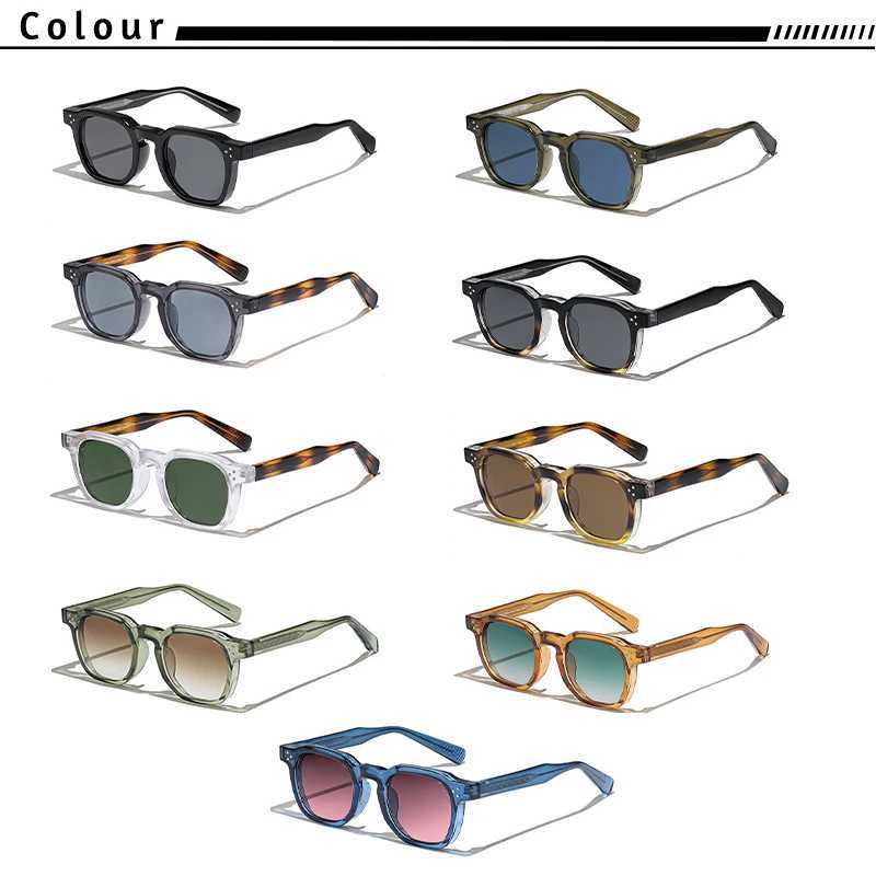 CATERSIDE Retro Punk Men Sunglasses Small Frame Square Personalized Design Sun Glasses Women Travel Party Business Festival Gift Z250614