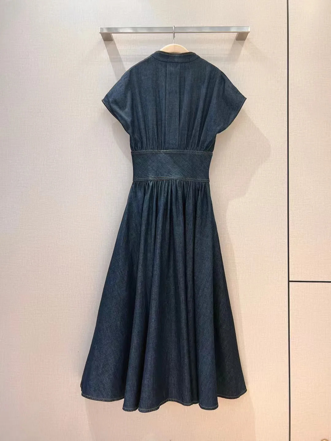 2025 Spring and summer womens denim dress 250609