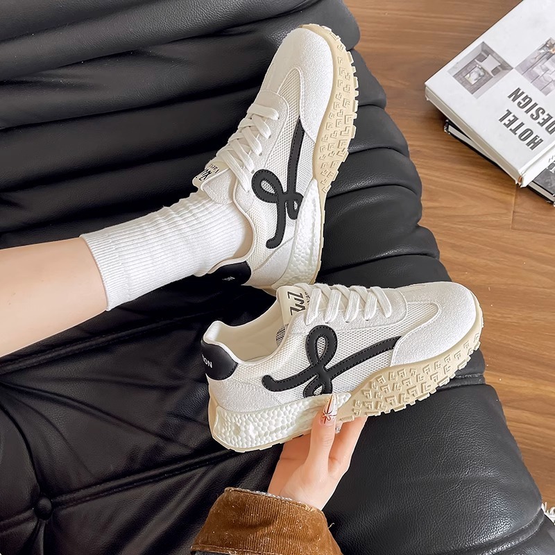 Ddmysports Mesh Breathable German Training Summer New Lightweight Thin Casual Sneakers Thick Sole Agan Shoes For Women Outdoor Shoes