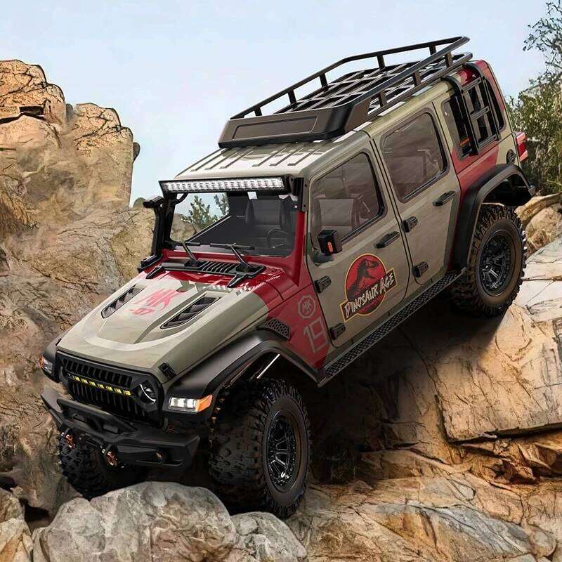 Crobol 07 Large Off-Road Vehicle Climbing Car Remote Control Electric 1/7 Differential Lock Transmission Broken Dual Speed