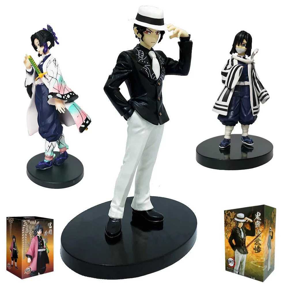 Anime Figure Demon Slayer Figures Kimetsu No Yaiba Doll Tanjiro Nezuko Zenitsu Figurine Inosuke Warrior Action Figure Model Toys XJ250614