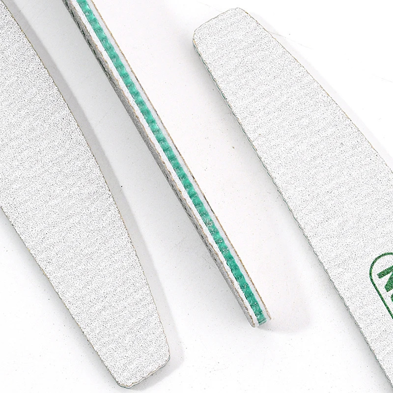 10pcs/lot Professional Nail File 80/100/150/180/240/320 Lime Manicure Tools Sanding Polish Buffer Curve Banana Emery Board Files 250605