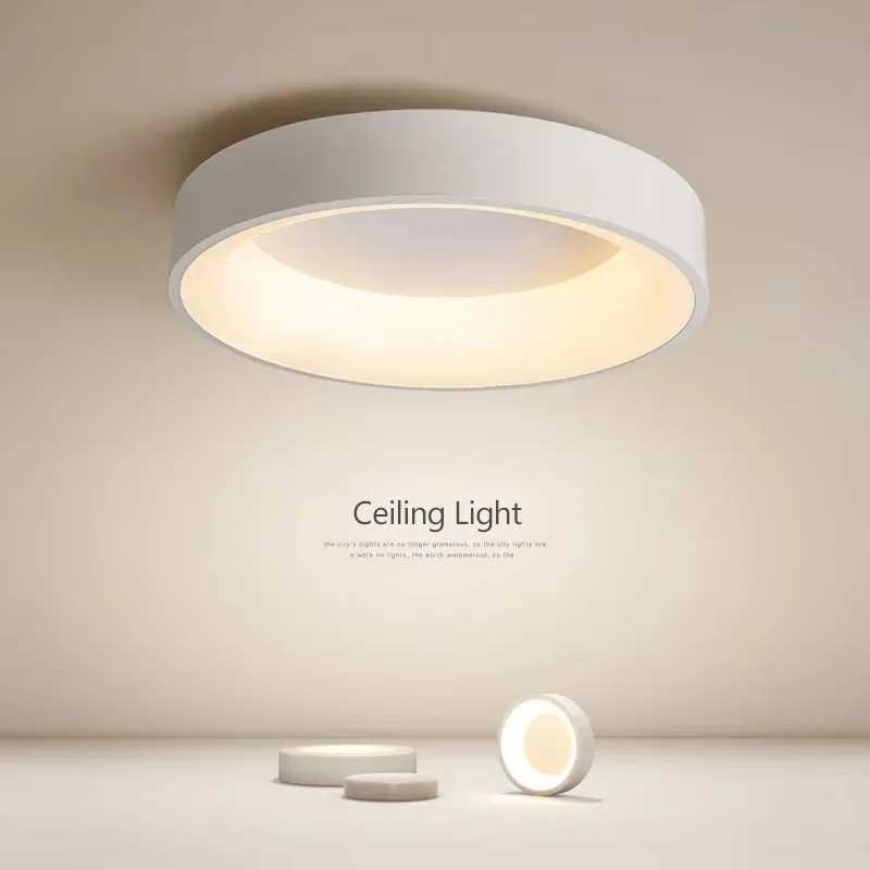 Nordic Ceiling Light Modern LED Simple Lamps For Living Room Bedroom Study Restaurant Home Indoor Round Decor Lighting Fixture XJ2500613