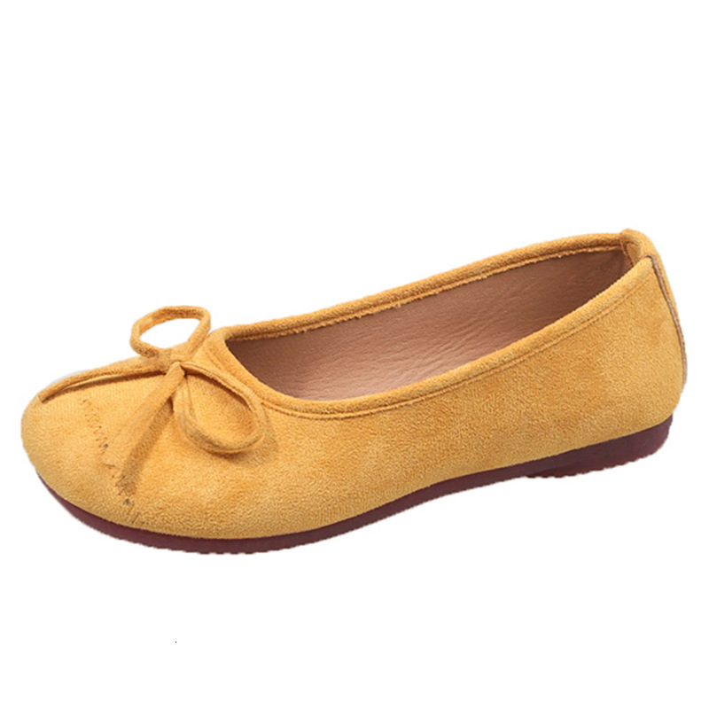 Ddmyoutdoor Ddmyoutdoor Spring New Bowknot Shallow Ballet French Fairy Style Single Flat Mary Jane Shoes Outdoor Outdoor Shoes