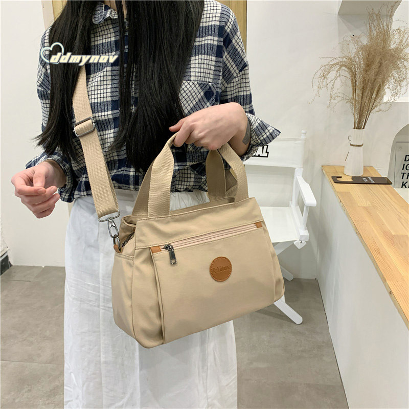 Fashion Casual Ladies Handbag Shoulder Crossbody Women's Commuter Large Capacity Multi-Compartment Bag 078-2 ddmynov
