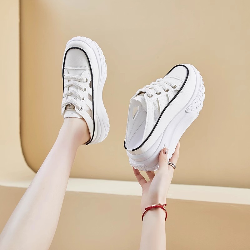 Ddmysports Beige Ankle Boots Height Increase CM Thick Sole Wedge High Top Casual Side Zipper Women S Shoes Autumn Winter Sandals Breathable Outdoor Sh