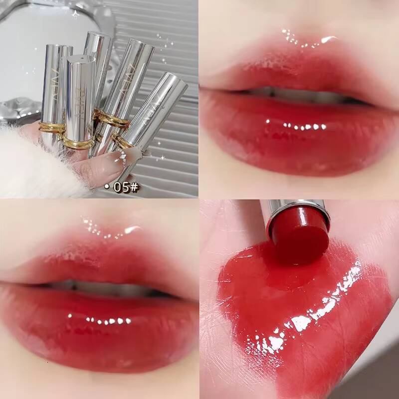 Tea Jelly Moisturizing Lipsticks Water Light Fade Lines Gloss Orange Red Tint Lasting Watery Lightness Lip Stick Makeup happy