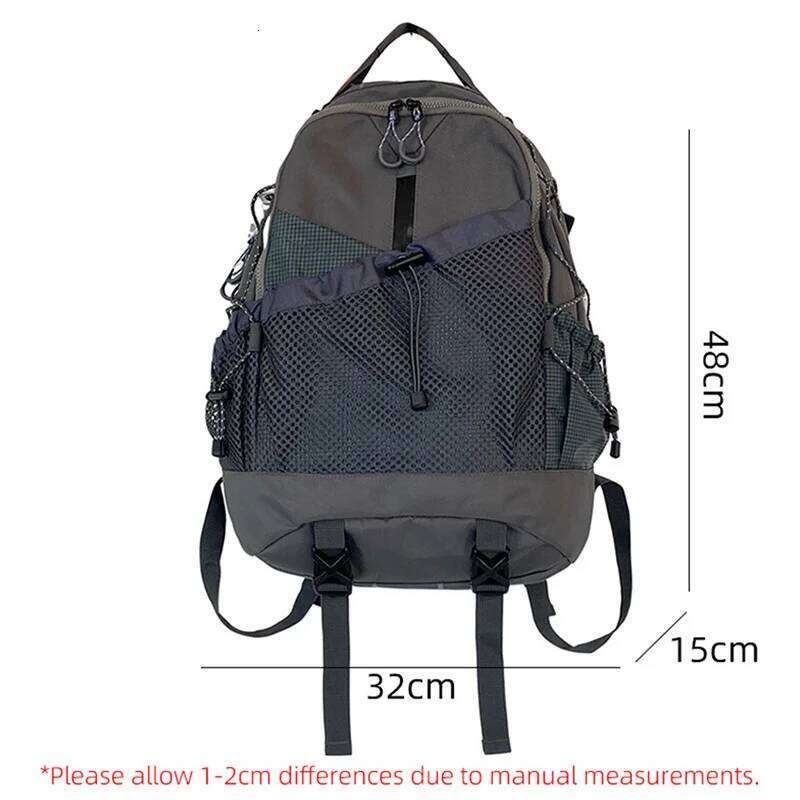 Outdoor Hiking Bag Laptop Knapsack Travel Camping Fishing Backpack Personality Climbing College Weekend Rucksack For Men Women