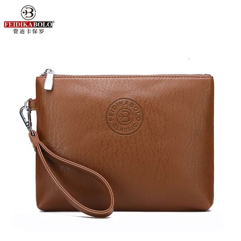 New Casual Clutch PU Soft Leather Men's Phone Bag Large Capacity Wallet