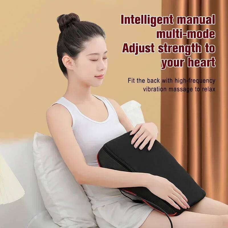 New Pattern Lumbar Lumbar Massage Cushion, Cervical Kneading Multifunctional Massager, Spinal Back Massager