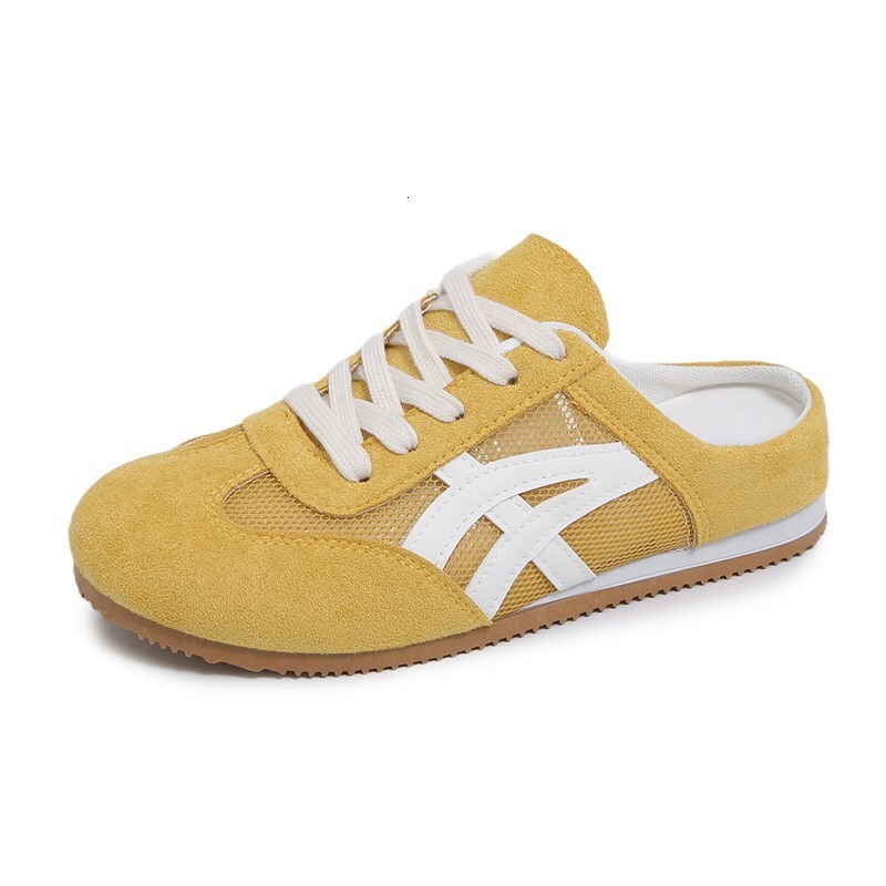 Ddmysports White Sneakers For Women Summer New Korean Style Ins Female Students Casual Sports Versatile Half Sole Street Shooting CY Outdoor Shoes