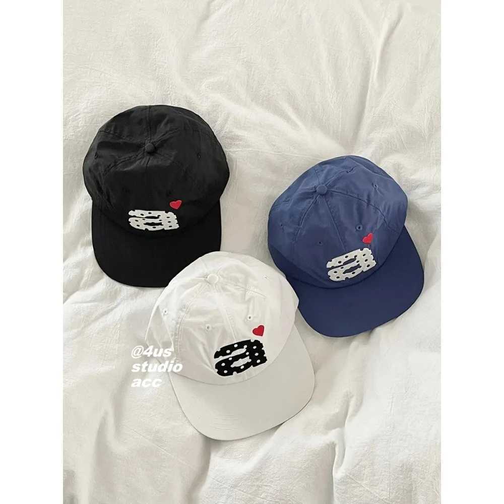 New Flat-brimmed Baseball Cap for Women Summer Quick-drying Breathable Embroidered Cap Shows Small Face W250614