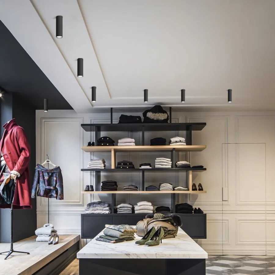 Long Barrel LED Down light Spotlight Ceiling light Dimmable COB 12W Surface Mounted Spotlights living Room Bedroom Shop 85-265VXJ2500613