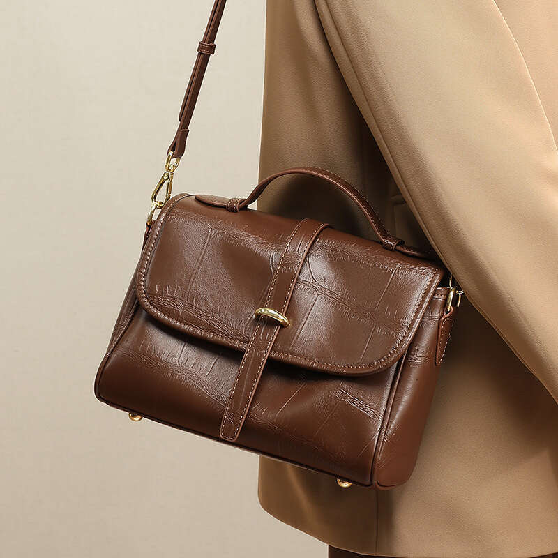 New Women S Niche Design Crossbody Handbag Genuine Leather Fashion Summer Shoulder Messenger Bag