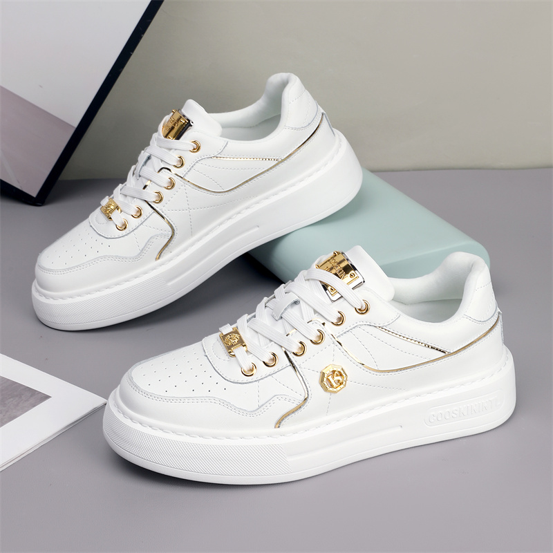 2025 brand sneakers high top leather letter printed highend gold white sneakers fashion casual shoes sports running basketball shoes mens sneakers siz