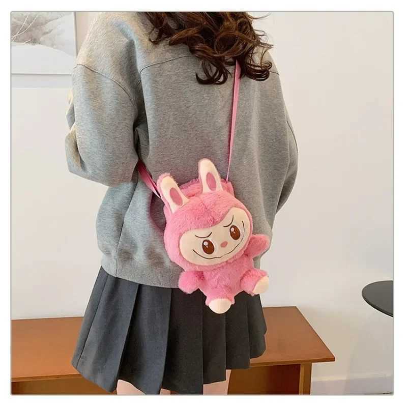 Labubu Mobile Phone Bag Fashion Crossbody Bags Character Derivative Peripherals Portable Organizer Bag Birthday Gifts Z250614