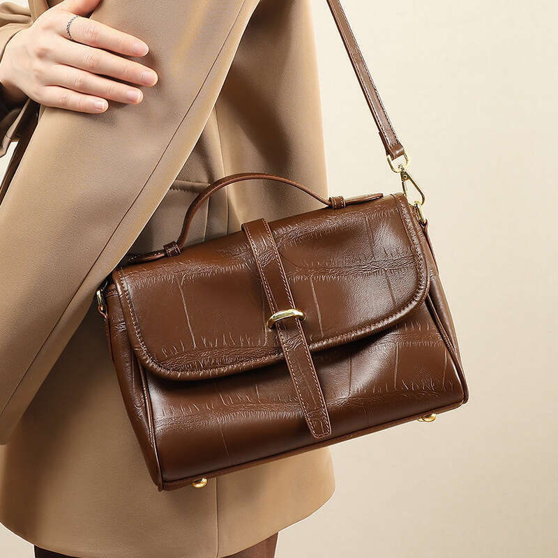 New Women S Niche Design Crossbody Handbag Genuine Leather Fashion Summer Shoulder Messenger Bag