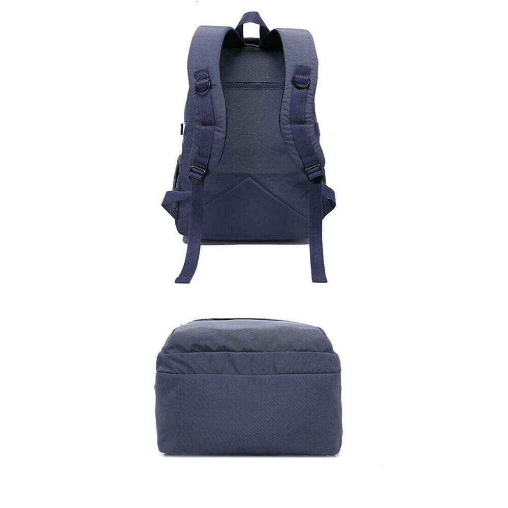 Nesitu Nylon A4 Waterproof Women Men School Backpack 15.6'' 14'' Laptop Lightweight Travel Bag Blue Green Black Red Pink M2303