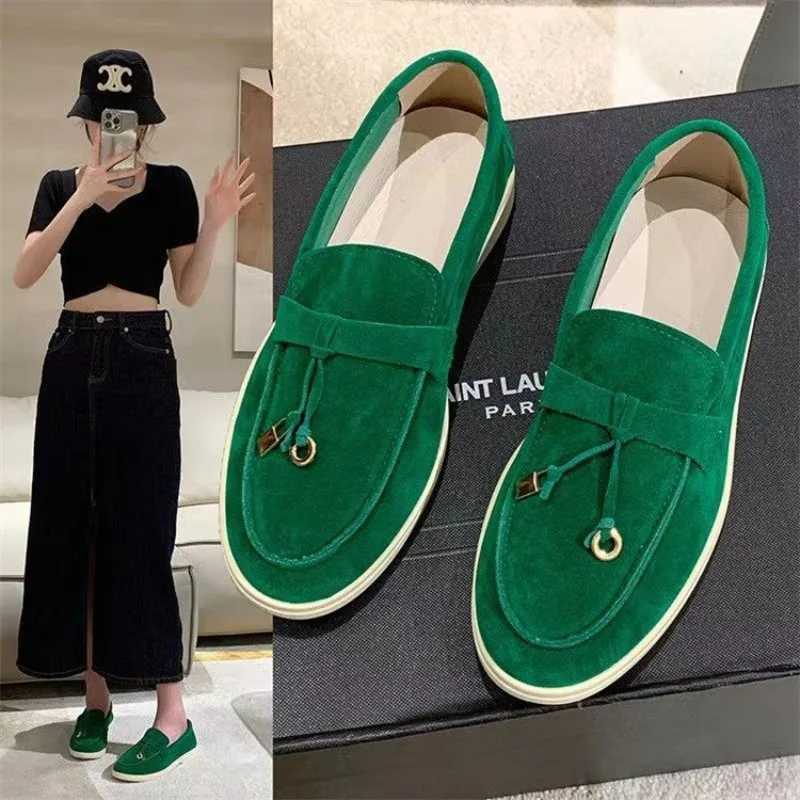 2024 New Spring Womens Sneakers Flat Casual Shoes Slip Ladies Loafers Plus Size 43 Vulcanized Shoes Walking Sneaker XJ250614