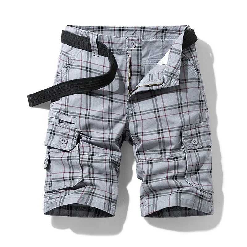 2025 New Men Summer Outdoor Leisure Camouflage Comfortable Shorts Men Elastic Waist Loose Straight High-Quality Design Shorts Ma W250614