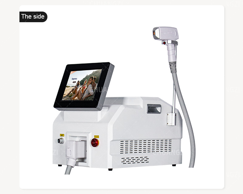 Professional Titanium Diode Laser Hair Removal Machine High Power Alexandrite Ice Laser Epilator 755 1064 808nm