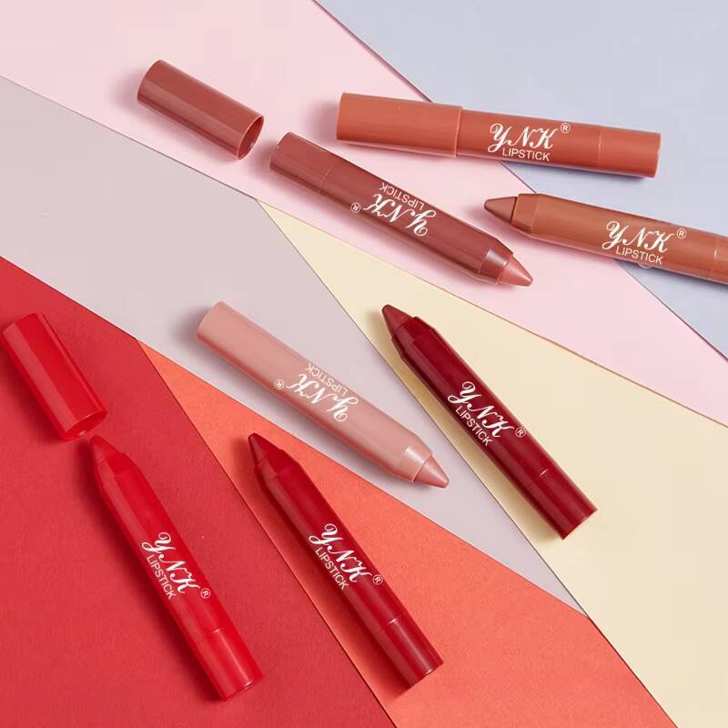 1PC Pink Series Velvet Matte Waterproof Long Lasting Red Lipstick Lip Tint Pen Cosmetic Makeup happy