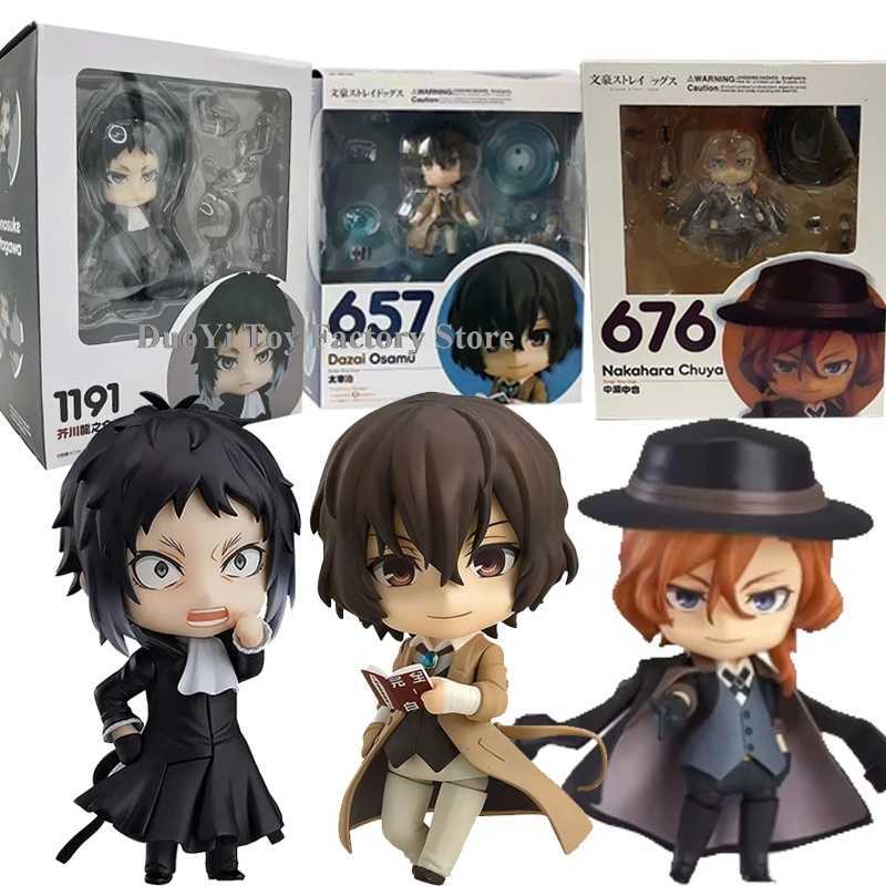 10CM Figure Rysuke Akutaga 1191 Chuya Nakahara PVC Action Figure Q Version 657 676 Bungo Stray Dogs Model Cute Toys For KidsXJ250614