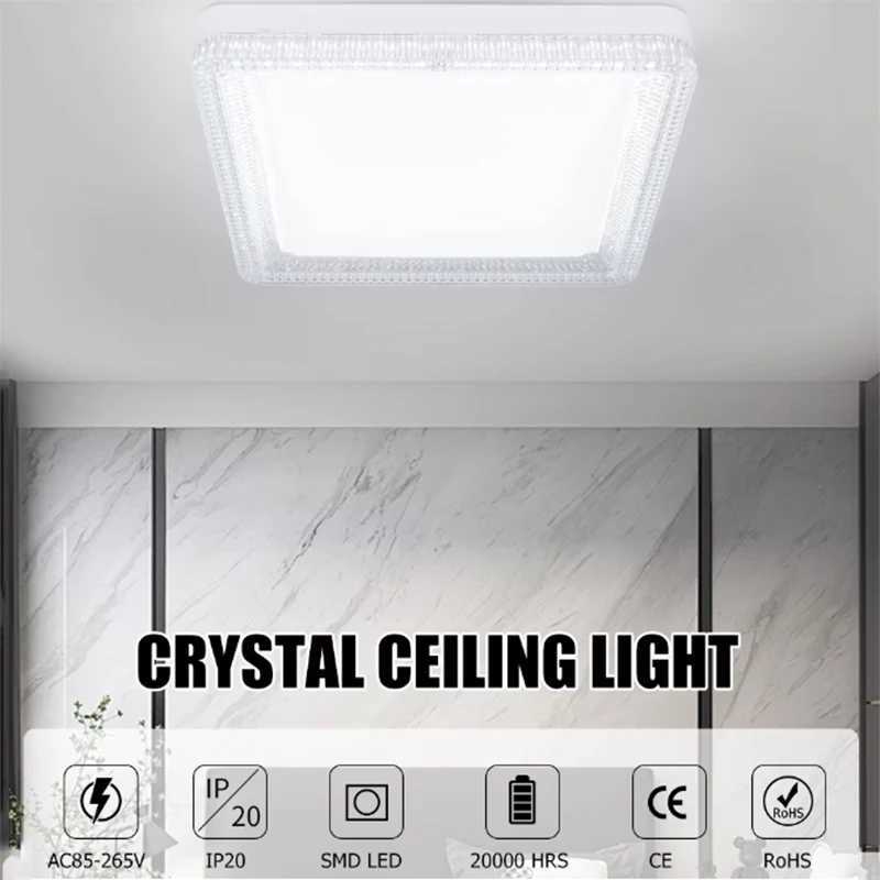 Modern Ultra-thin Square LED Ceiling Lamp Transparent Bedroom Office Kitchen For Room Ceiling Light Fixture Home DecorationXJ2500613
