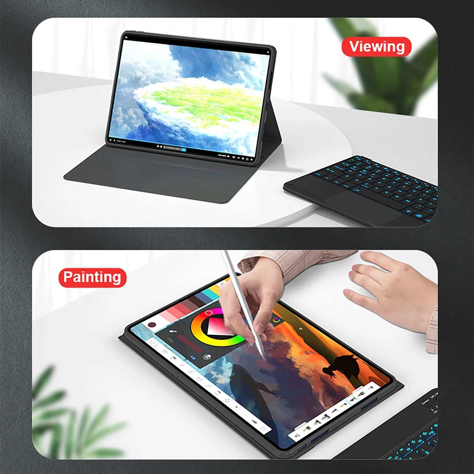 Case for Poco 12.1inch Redmi Pad Pro 12.1 Cover and 10 Magnetic BT Keyboard Shockproof Protective Tablet Funda X250614