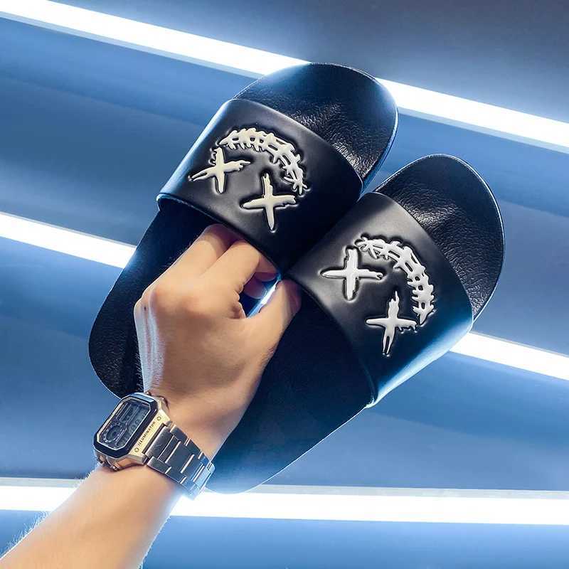 Soft Home Men Slippers Couple Summer Indoor Skid Proof Bathroom Slippers Sandals Hotel Color Men Flip Flops Flat Shoes Size 39-46 Z250614