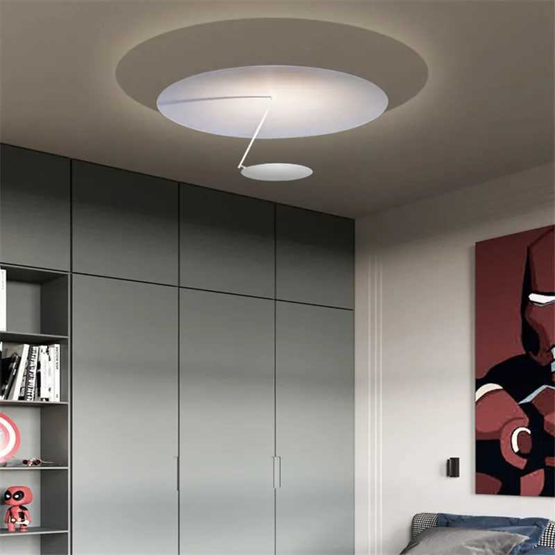 Smith Lederam Ceiling Lamp creative gold foil ufo light living room Art decor floodlight hotel restaurant corridor aisle lampXJ2500613