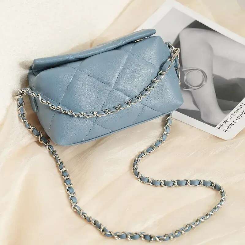 Designer New Fashion Single Shoulder Small Versatile Dia Grid Chain Women S Crossbody Bag Free Shipping Free shipping