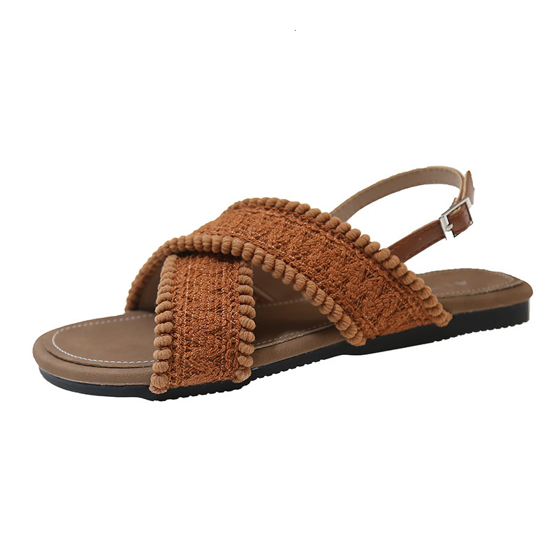 Ddmyoutdoor Spring And Autumn New Fashion French Style Women S Summer Flat Ladies Shoes Beach Sandals Outdoor Shoes