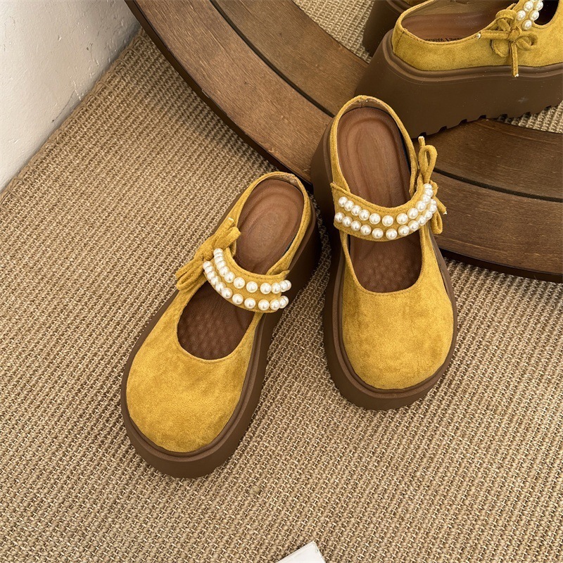 Ddmysports Summer Outdoor One Strap Thick Soled Height Increasing Slippers For Women Fashion New Trendy Beach Casual Super Popular Sandals Outdoor Sho