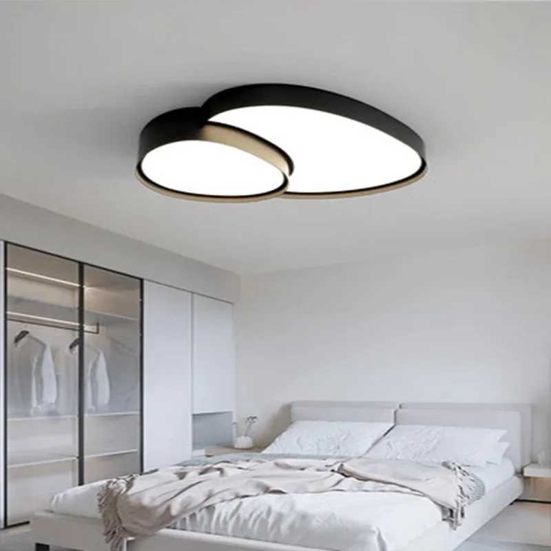 Nordic Cobblestone LED Ceiling Lamps Indoor Lighting Chandelier Fixture Black White for Living Room Bedroom XJ2500613