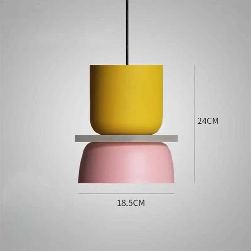 New Modern Pendant Lamp LED Nordic Hanging Suspension Bedside Living Bedroom Study Bar Dining Room Lighting Macaron Decor LightsXJ2500613