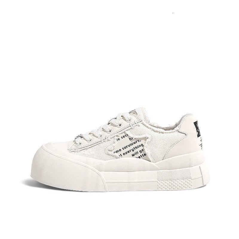 Ddmysports White Sneakers For Women Summer New Versatile Thick Soled Casual Platform S Sports Shoes Outdoor Shoes