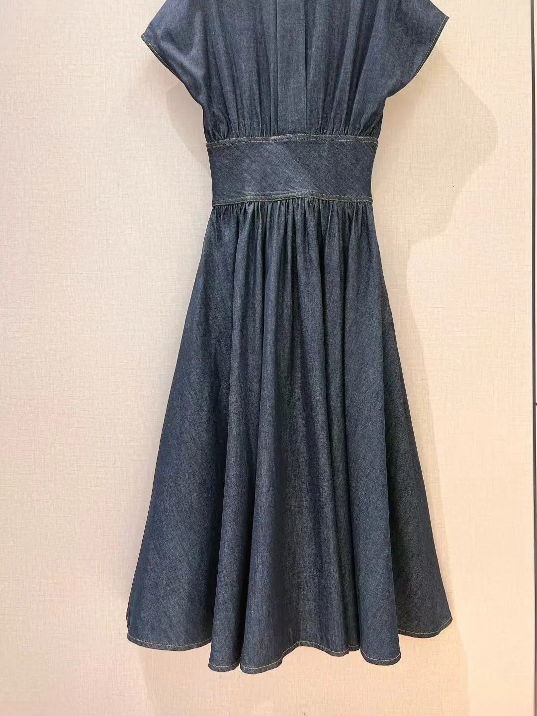 2025 Spring and summer womens denim dress 250609