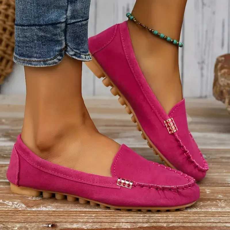 Women Casual Shoes 2024 New Spring and Autumn Flat Loafers Shoes Women Fi N-slip Soft Denim Flat Shoes Womens Shoes XJ250614
