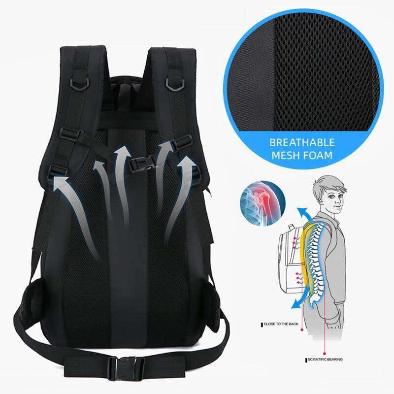 60L Backpacks Men Business Laptop Pack Large Capacity 15.6 Inch Computer Travel Commuting Daypack College Student Bag