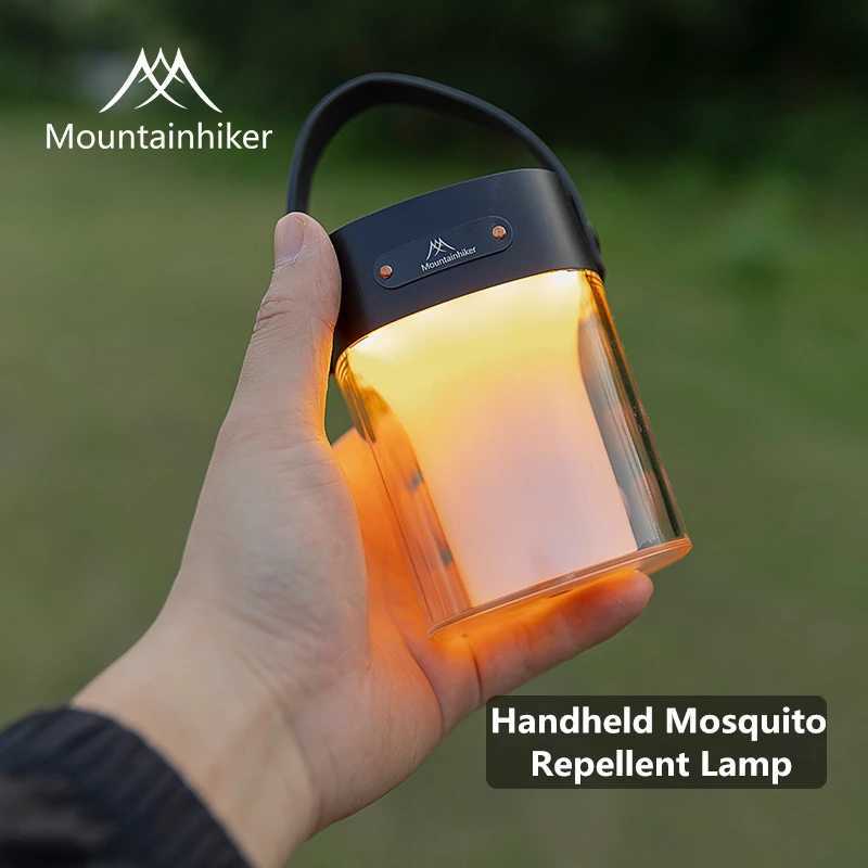 MOUNTAINHIKER Handheld Mosquito Repellent Lamp Guest Outdoor Travel Camping Lights Portable USB Charge Anti Mosquito Lamp W250613