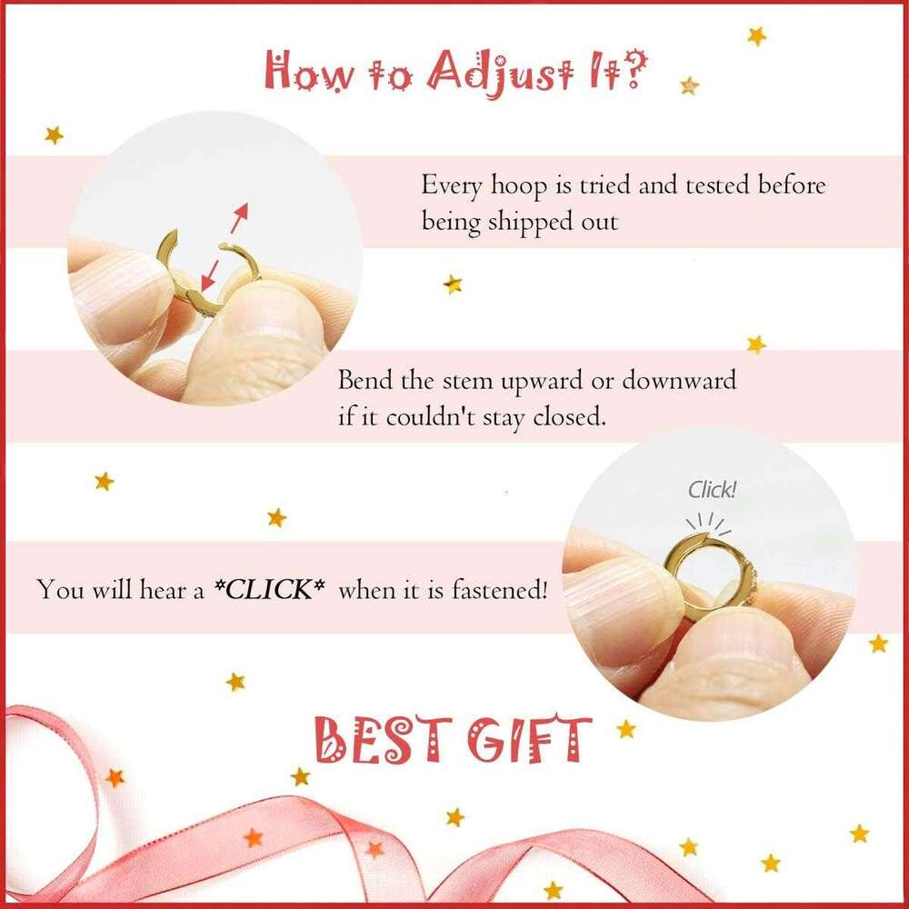 14K Plated Drop Dangle Hoop Trendy Gold Women Small CZ Hie Hoops Dangling Dia Cross Earrings for Men Hypoallergenic Lightweight