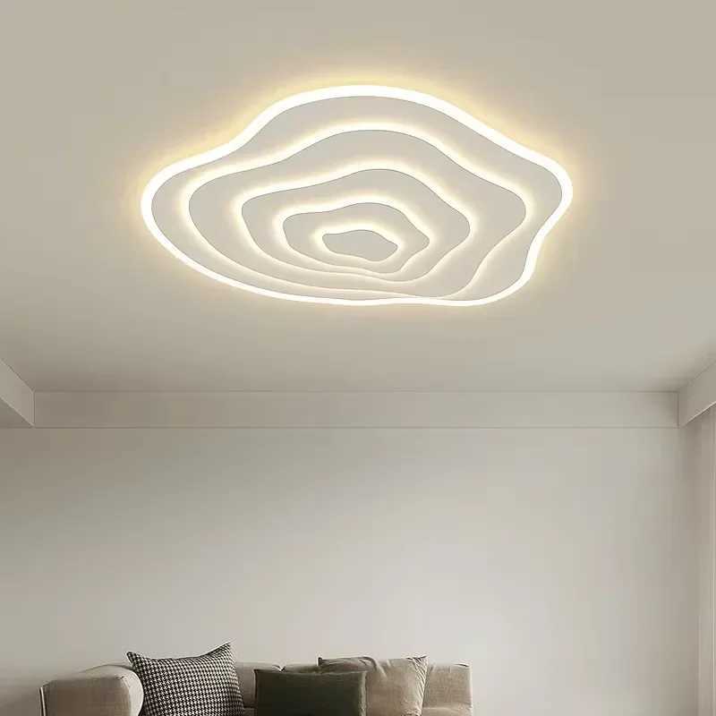 Nordic Ultra Thin LED Ceiling Lights Creative Design Irregular White Cloud Lamp Living Dining Room Study Master Bedroom Light XJ2500613